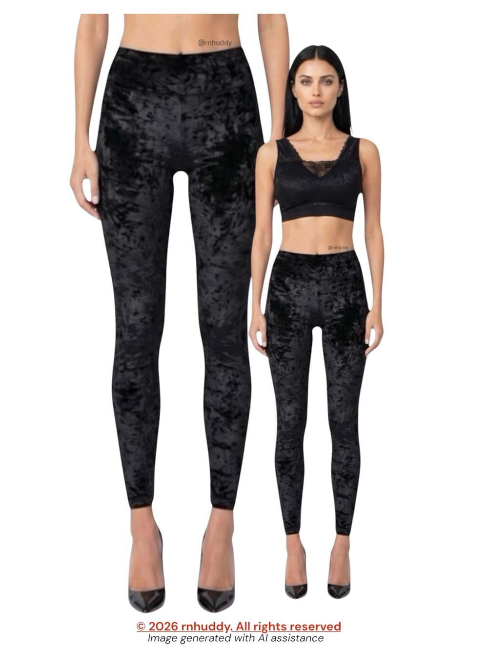 J. Jill Pure Jill petite M black velour leggings